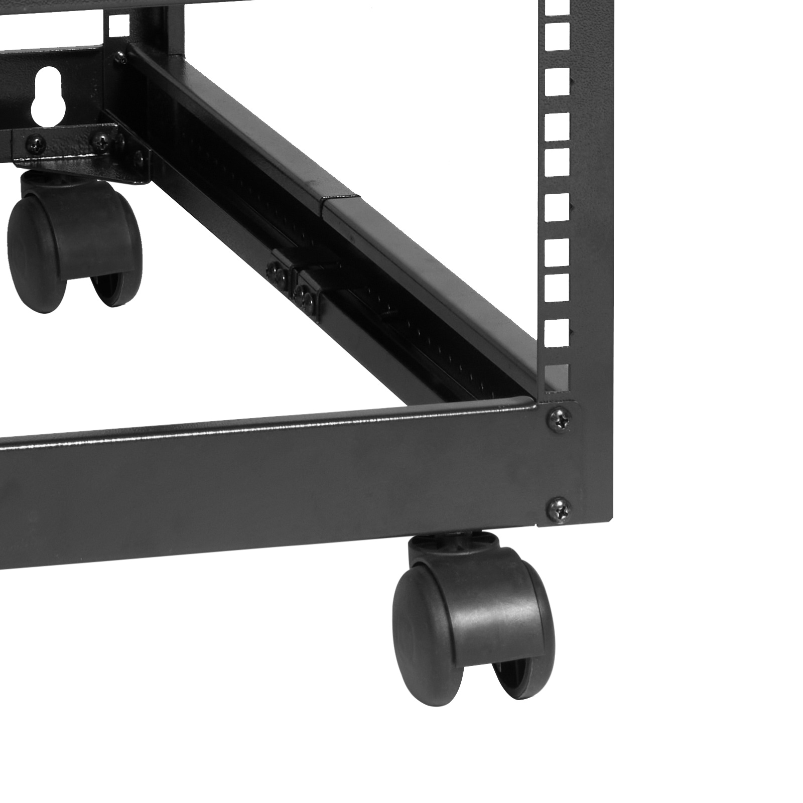 12u Open Frame Server Rack Adjustable Depth Network Av Equipment_voghion.com